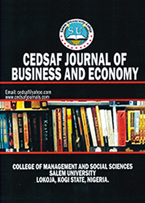 SALEM JOURNAL OF BUSINESS AND ECONOMY
